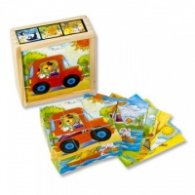 Toys Pino 9 кубчета 4413S1 веселите животни