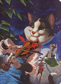 Бележник Paperblanks CAT AND THE FIDDLE Merrymakers, Midi, Liined/2212