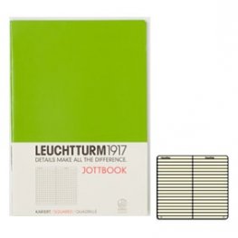 Бележник Leuchtturm Albenverlag Jottbook Pocket, Lime [lined]/ 339 947