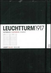 Бележник Leuchtturm 1917 Pocket Liniert [Ruled], Softcover, Black/ 306 017