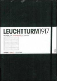 Бележник Leuchtturm 1917 Pocket Liniert [Ruled], Softcover, Black/ 306 017