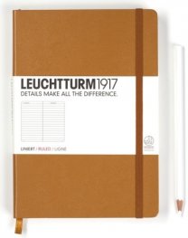Бележник Leuchtturm 1917 Medium Liniert [Ruled], Hardcover, Caramel/ 338 716