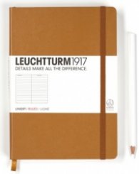 Бележник Leuchtturm 1917 Medium Liniert [Ruled], Hardcover, Caramel/ 338 716