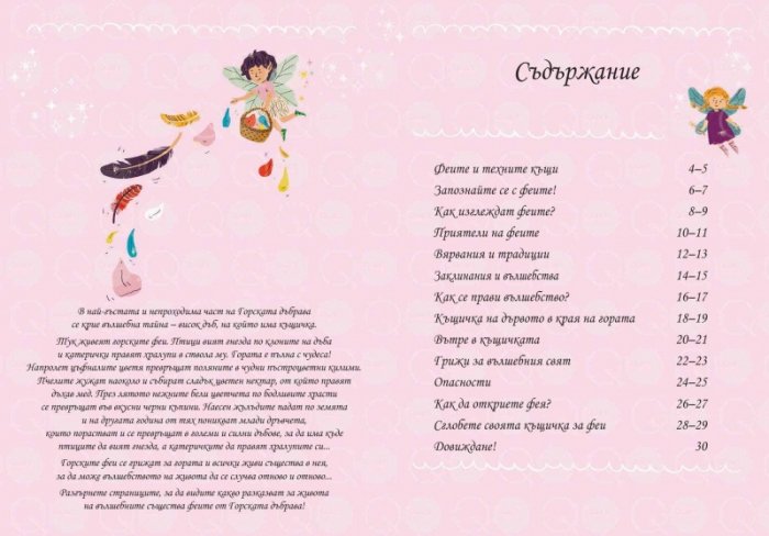 Къщичка на горски феи. Сглоби, играй, научи