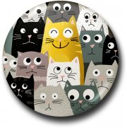 Магнит - Хиляда котки CARTES D'ART