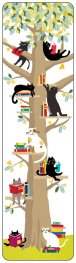 Книгоразделител - Котешка библиотека CARTES D'ART