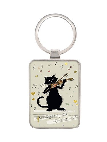 Ключодържател - коте с цигулка KIUB