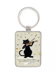 Ключодържател - коте с цигулка KIUB