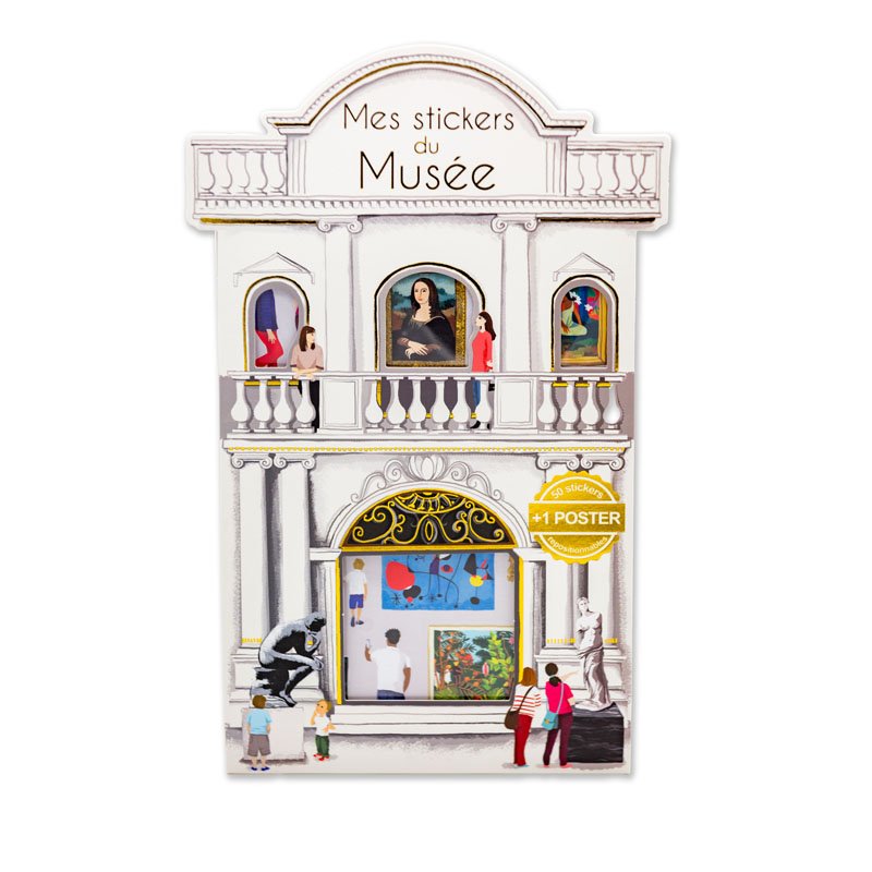 Комплект стикери и постер - Музей CARTES D'ART